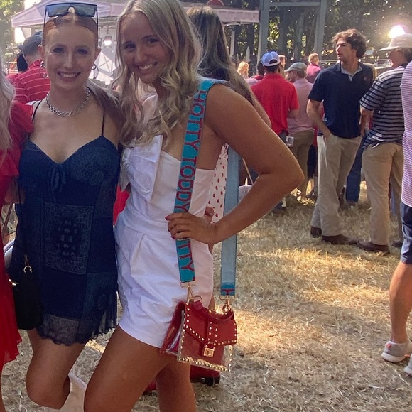White Bow Romper - Picture 1 of 3